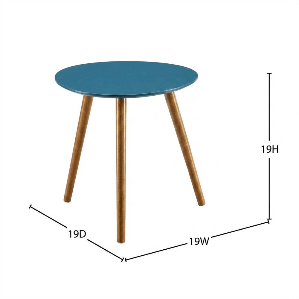 End Table with Wooden Finish, Sturdy Surface, and Modern Style. Picture 7