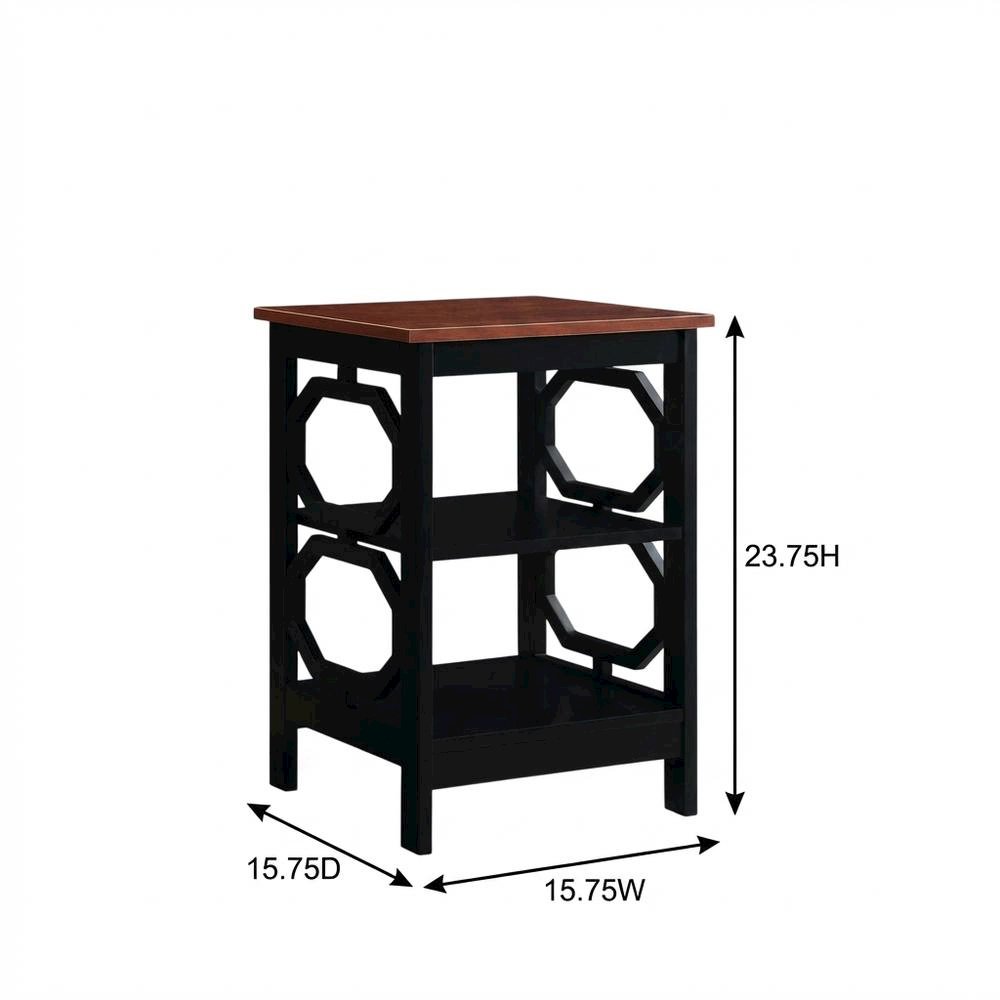 Wooden End Table with Sleek Design and Stable Construction. Picture 7