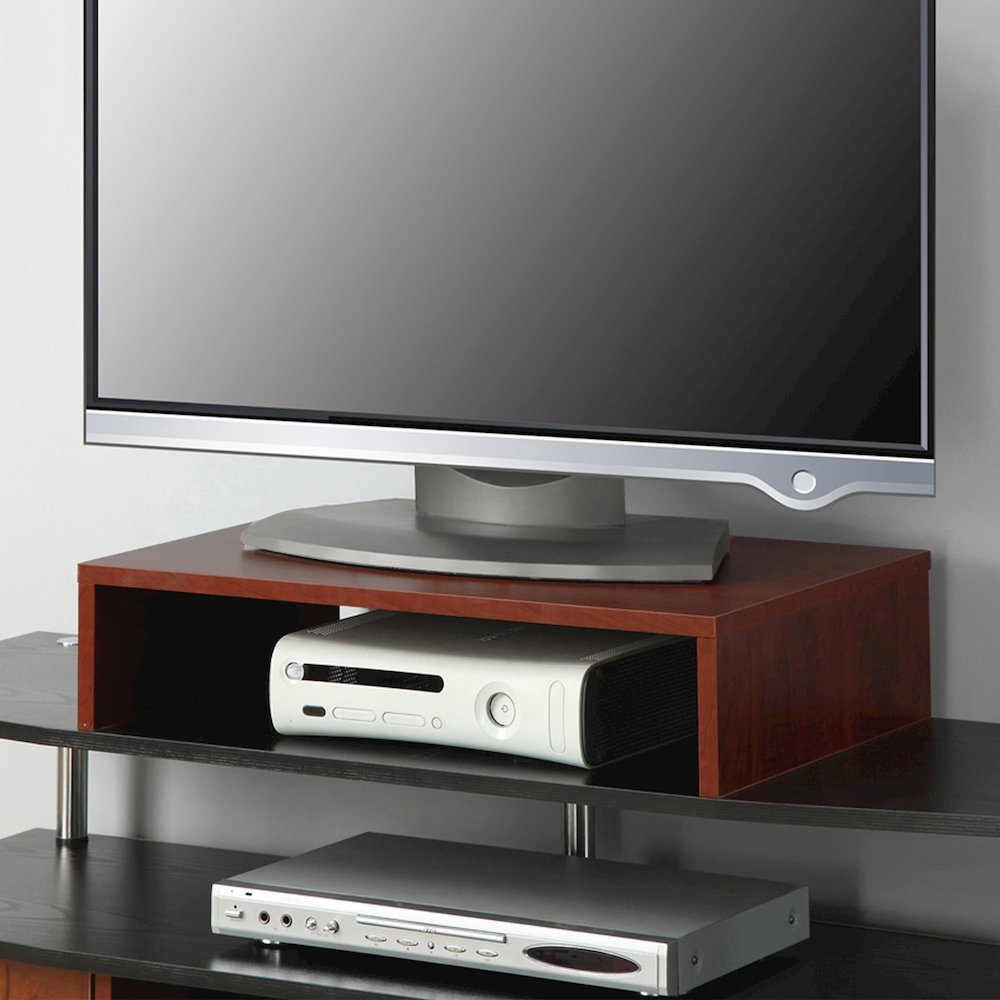 Designs2Go Small TV/Monitor Riser for TVs up to 26 Inches Cherry. Picture 2