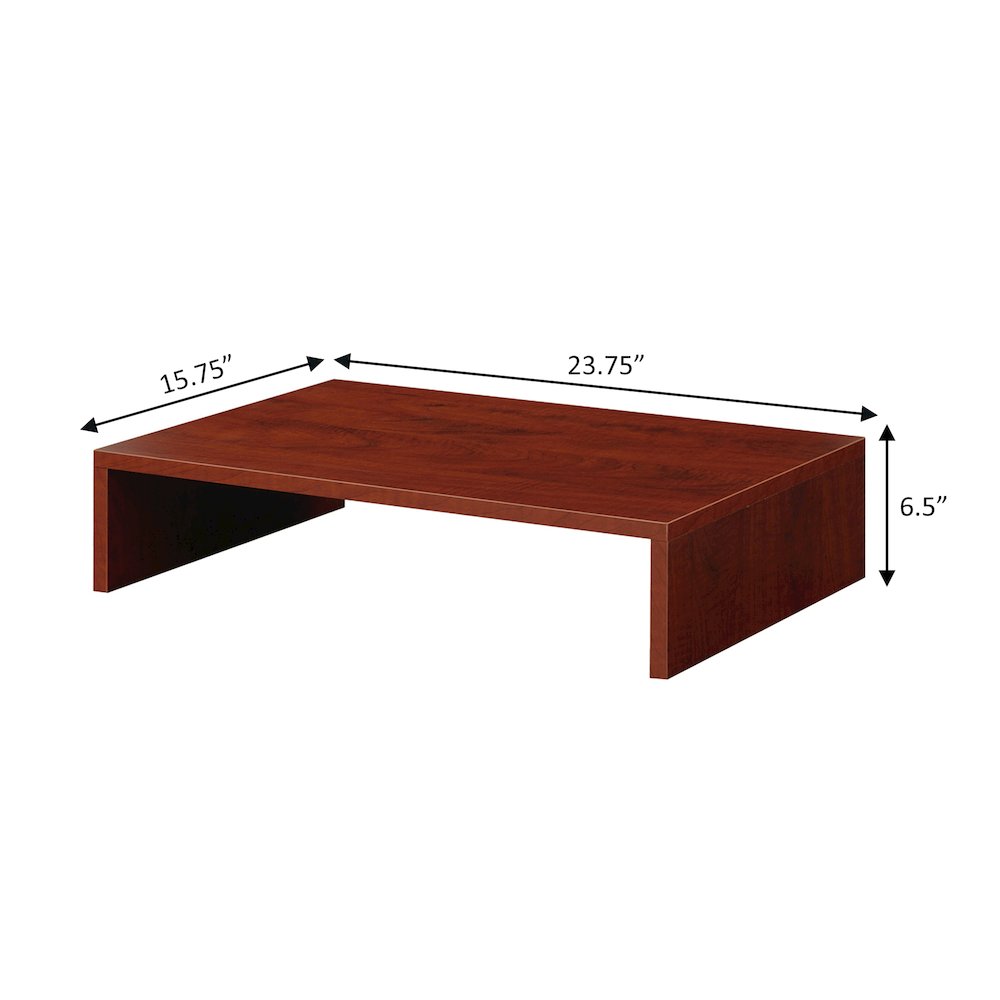 Designs2Go Small TV/Monitor Riser for TVs up to 26 Inches Cherry. Picture 5