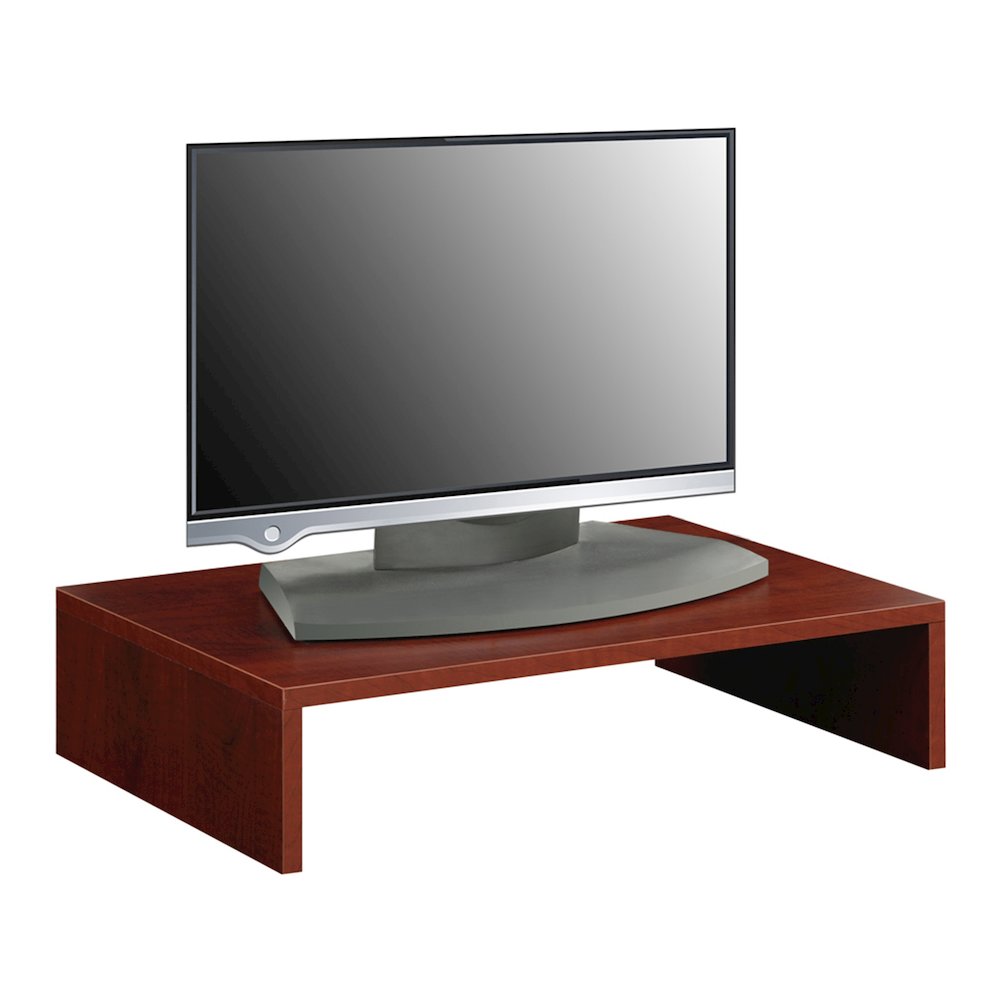 Designs2Go Small TV/Monitor Riser for TVs up to 26 Inches Cherry. Picture 3