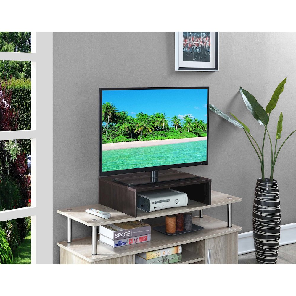 Designs2Go Small TV/Monitor Riser for TVs up to 26 Inches Espresso. Picture 2