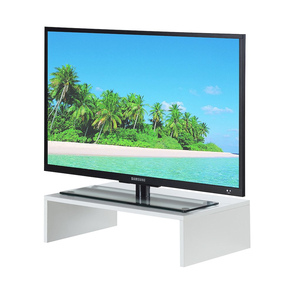 Designs2Go Small TV/Monitor Riser for TVs up to 26 Inches White. Picture 3
