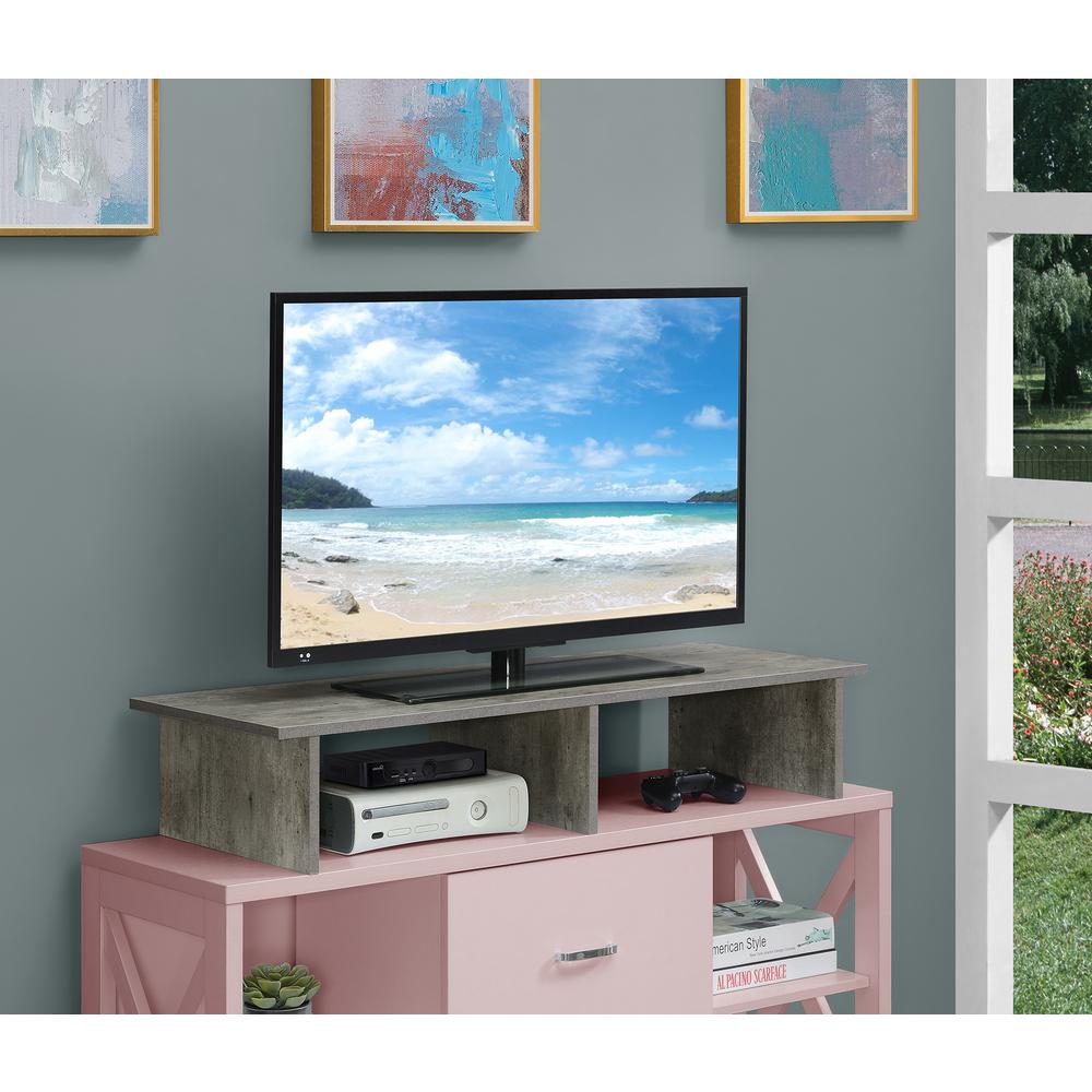 Designs2Go TV/Monitor Riser for TVs up to 46 Inches Faux Birch. Picture 2