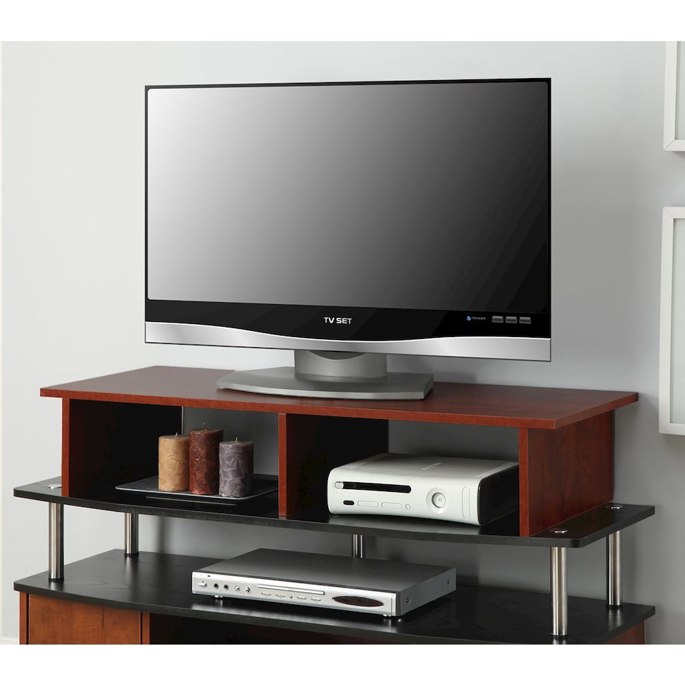 Designs2Go TV/Monitor Riser for TVs up to 46 Inches Cherry. Picture 2