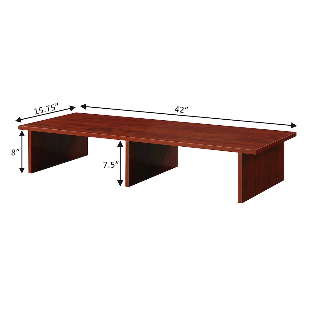 Designs2Go TV/Monitor Riser for TVs up to 46 Inches Cherry. Picture 5