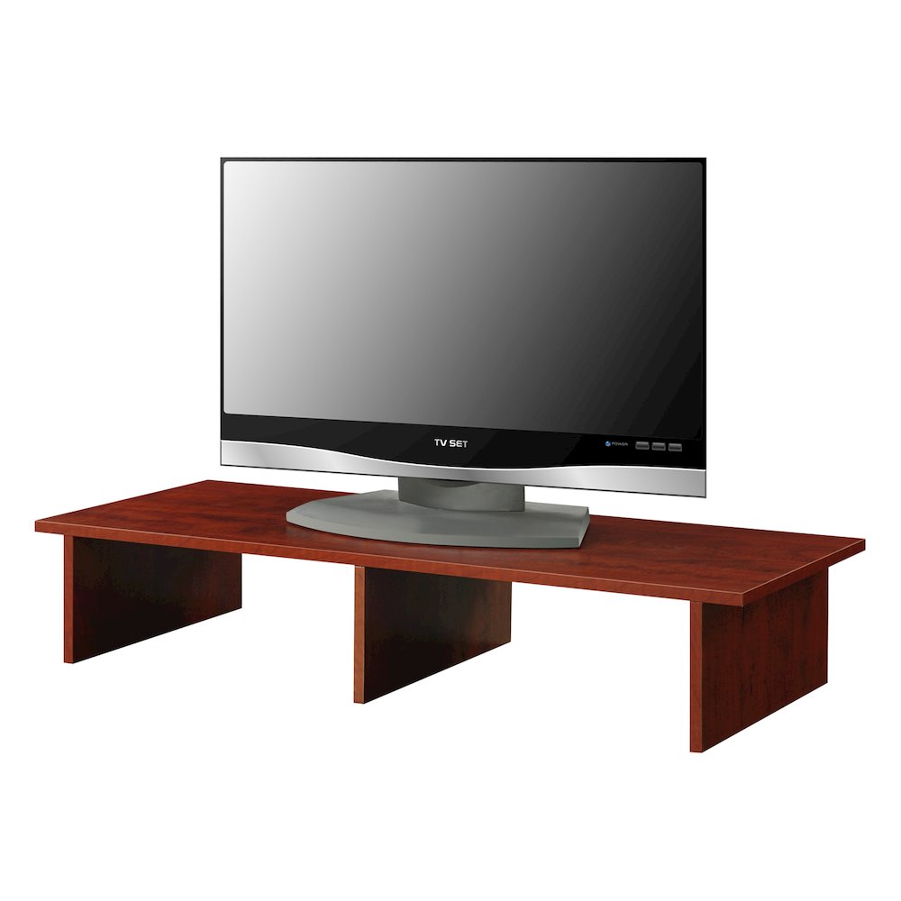 Designs2Go TV/Monitor Riser for TVs up to 46 Inches Cherry. Picture 3