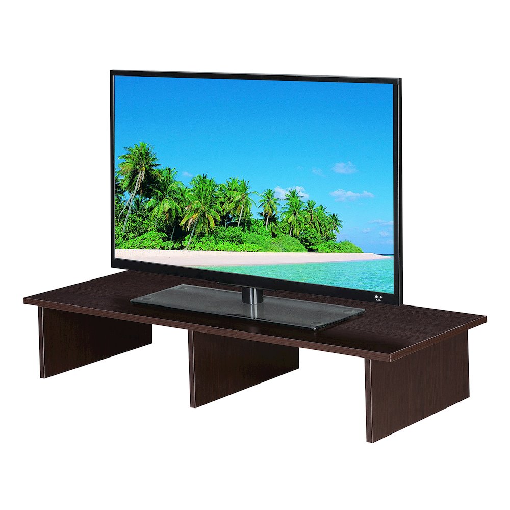 Designs2Go TV/Monitor Riser for TVs up to 46 Inches Espresso. Picture 3