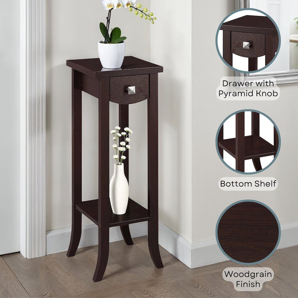 Newport Prism Tall 2 Tier Plant Stand. Picture 4