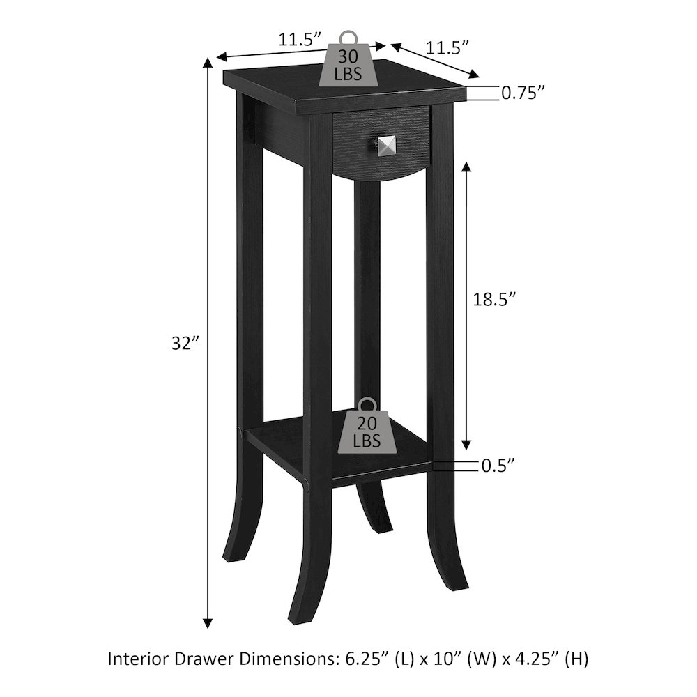 Newport Prism Tall 2 Tier Plant Stand. Picture 5