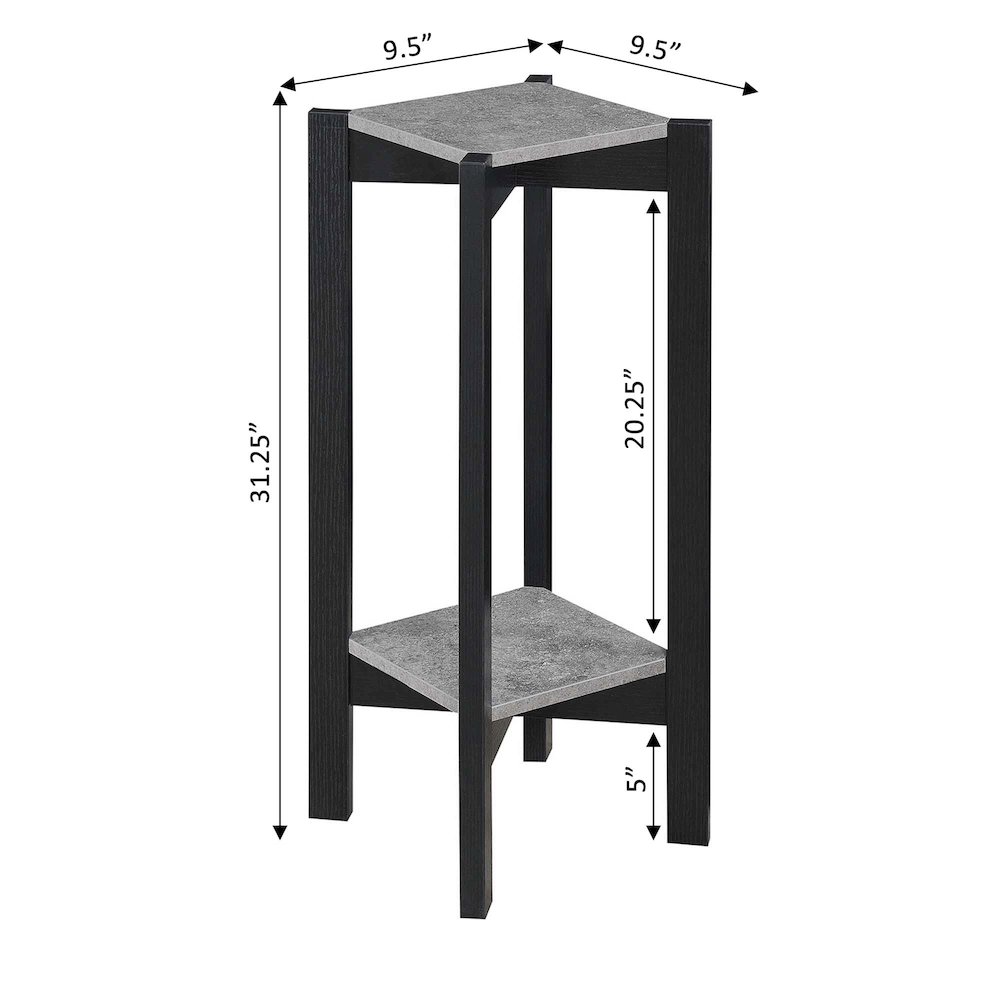 Planters & Potts Deluxe Square 2 Tier Plant Stand. Picture 5