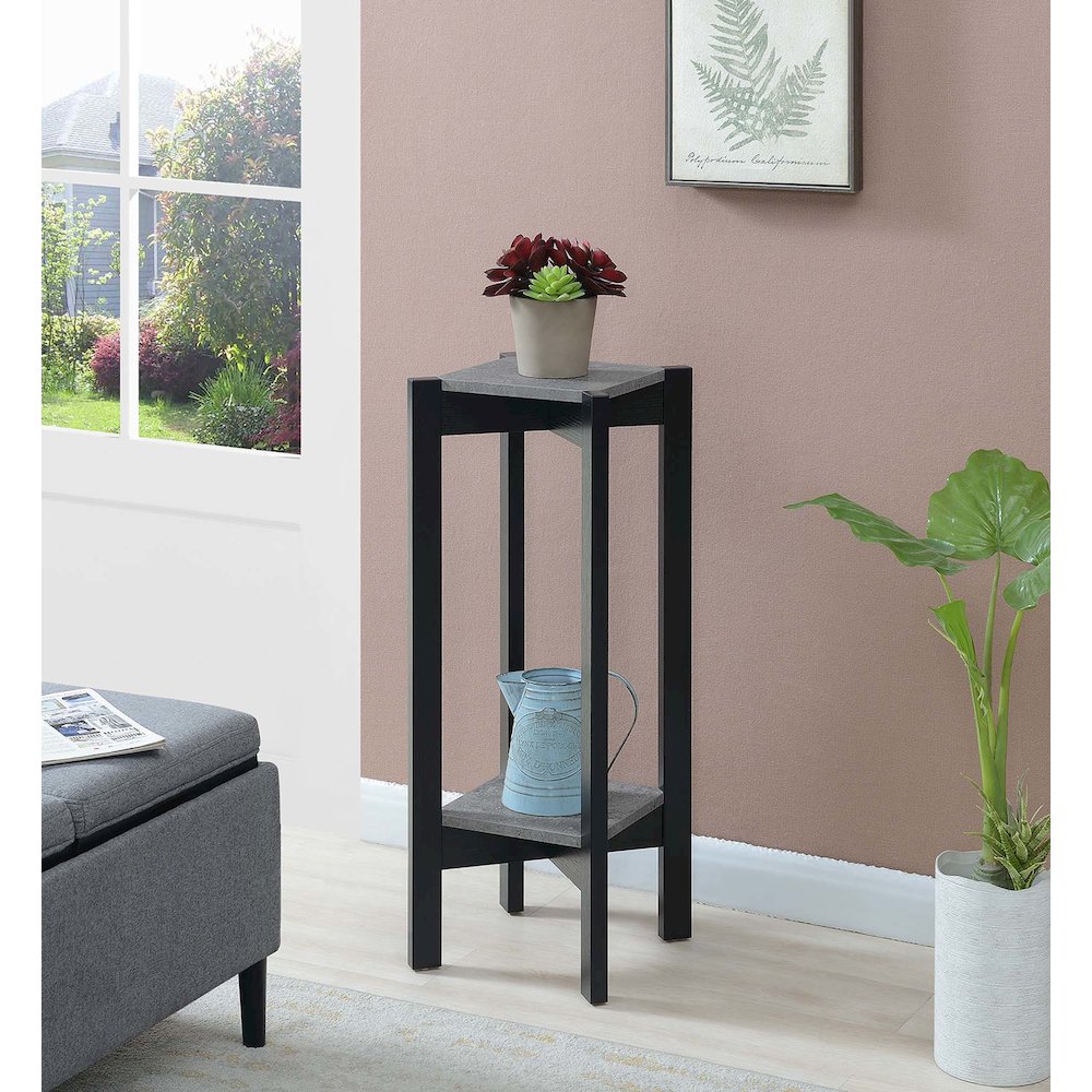 Planters & Potts Deluxe Square 2 Tier Plant Stand. Picture 2