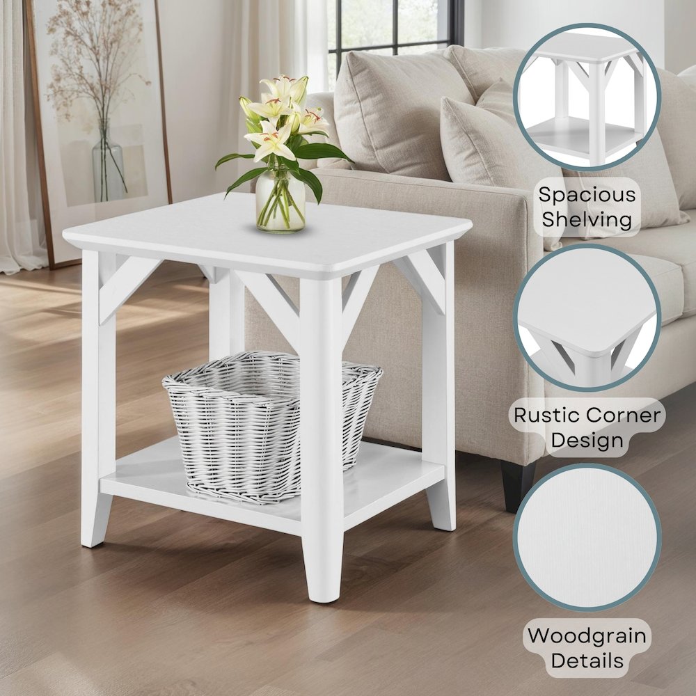 Winston End Table with Shelf. Picture 4