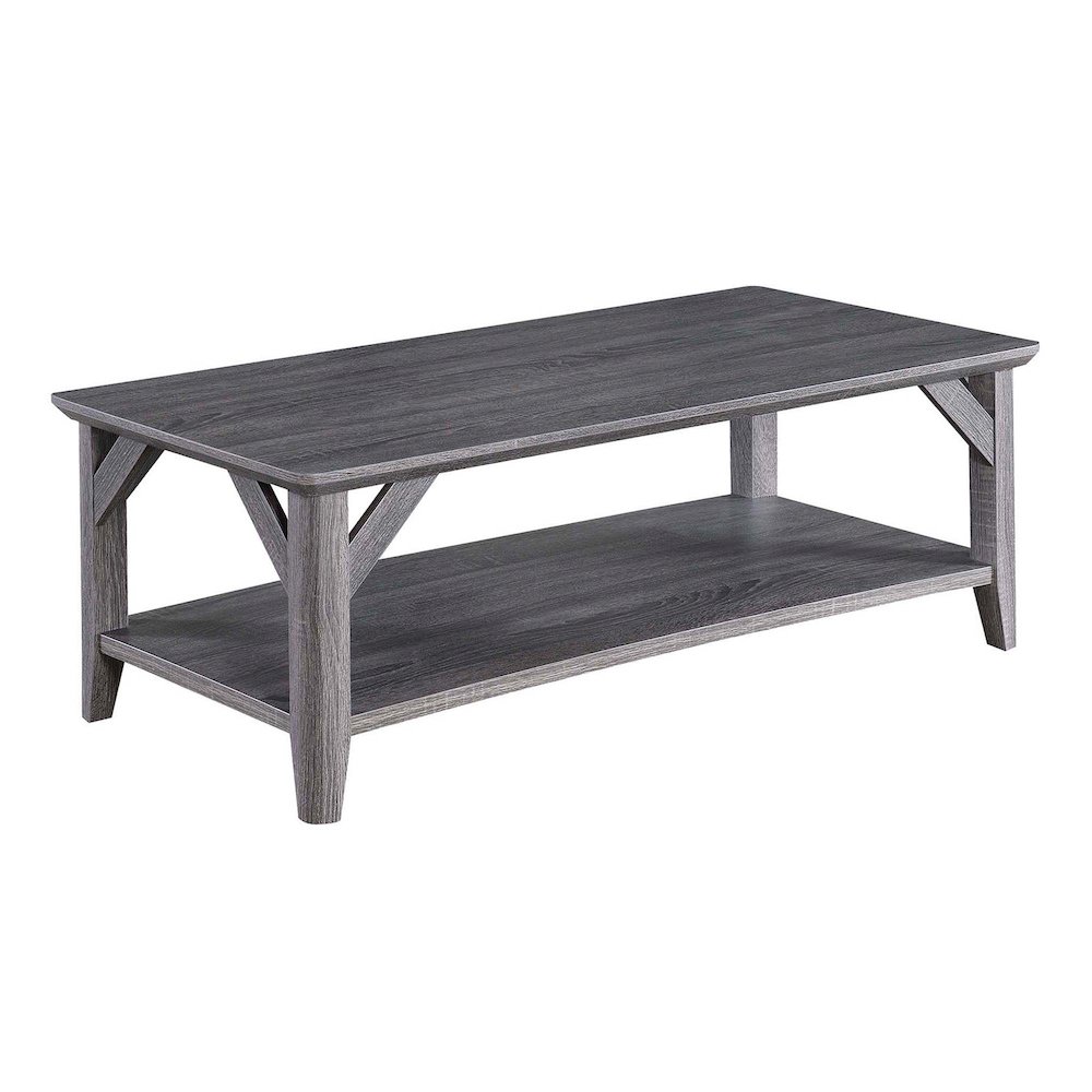 Winston Coffee Table with Shelf. Picture 1