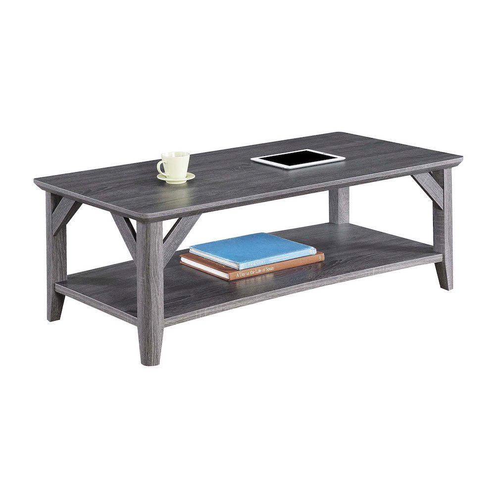 Winston Coffee Table with Shelf. Picture 3