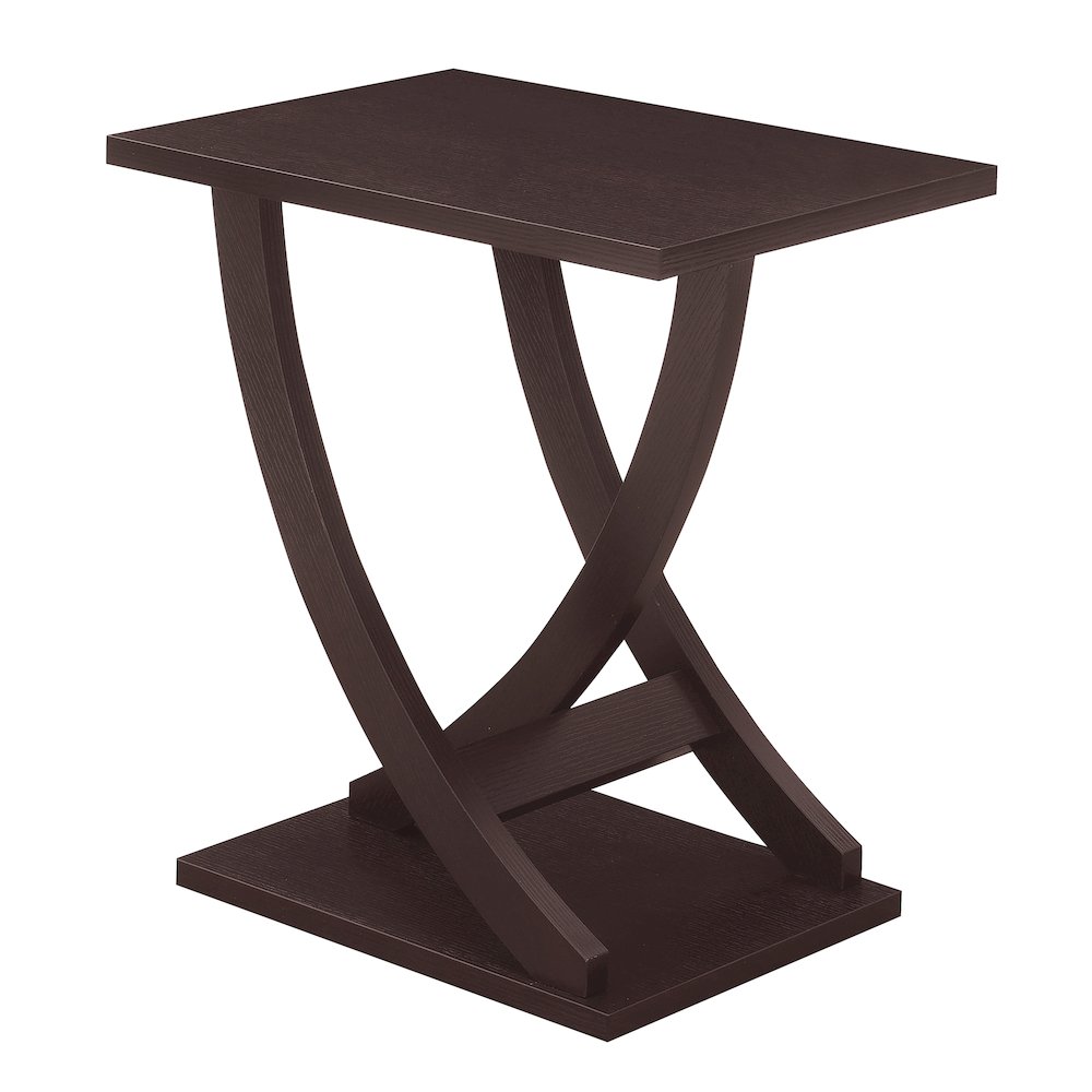 Newport Criss-Cross Chairside End Table. Picture 1