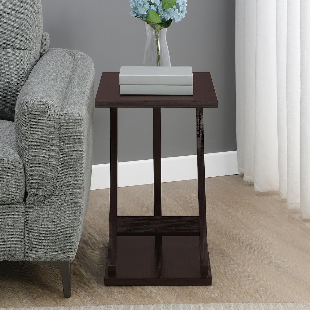 Newport Criss-Cross Chairside End Table. Picture 9