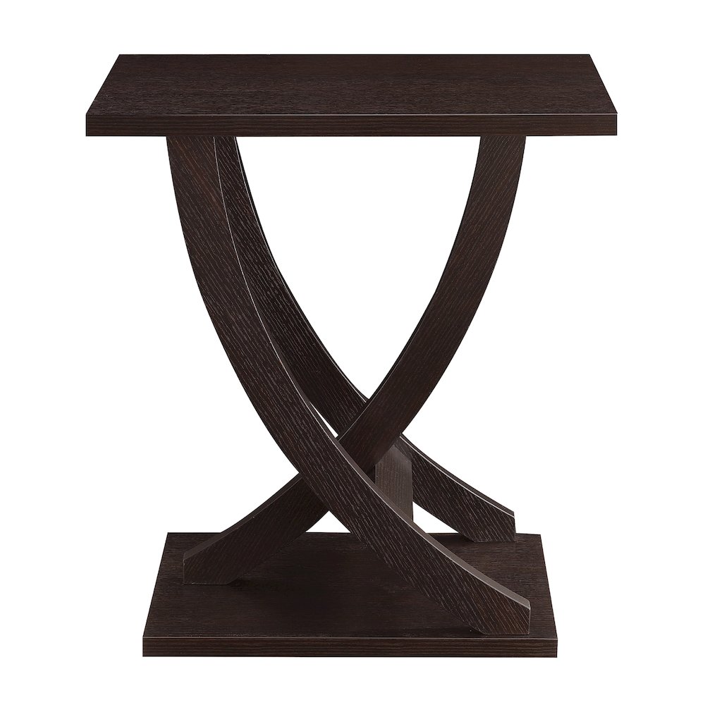 Newport Criss-Cross Chairside End Table. Picture 10