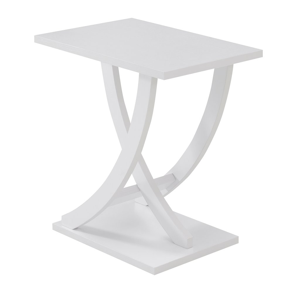 Newport Criss-Cross Chairside End Table. Picture 1