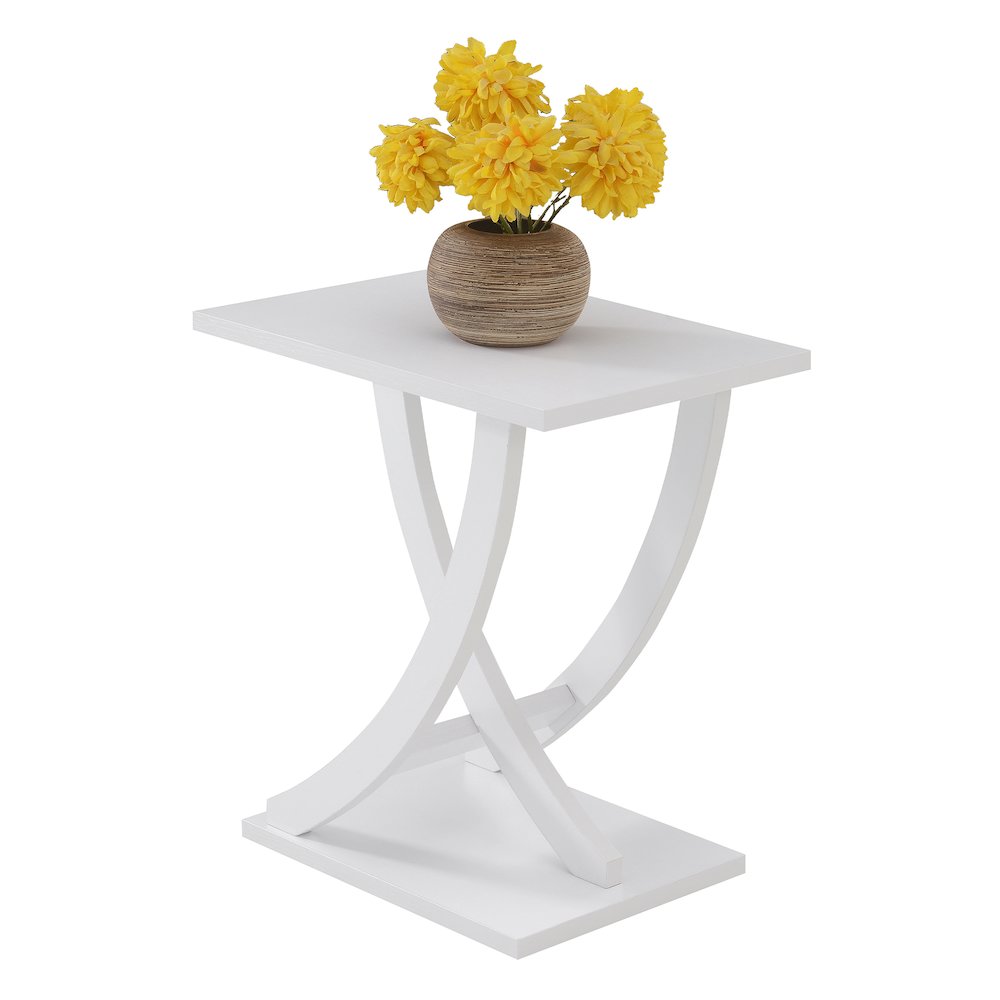 Newport Criss-Cross Chairside End Table. Picture 3