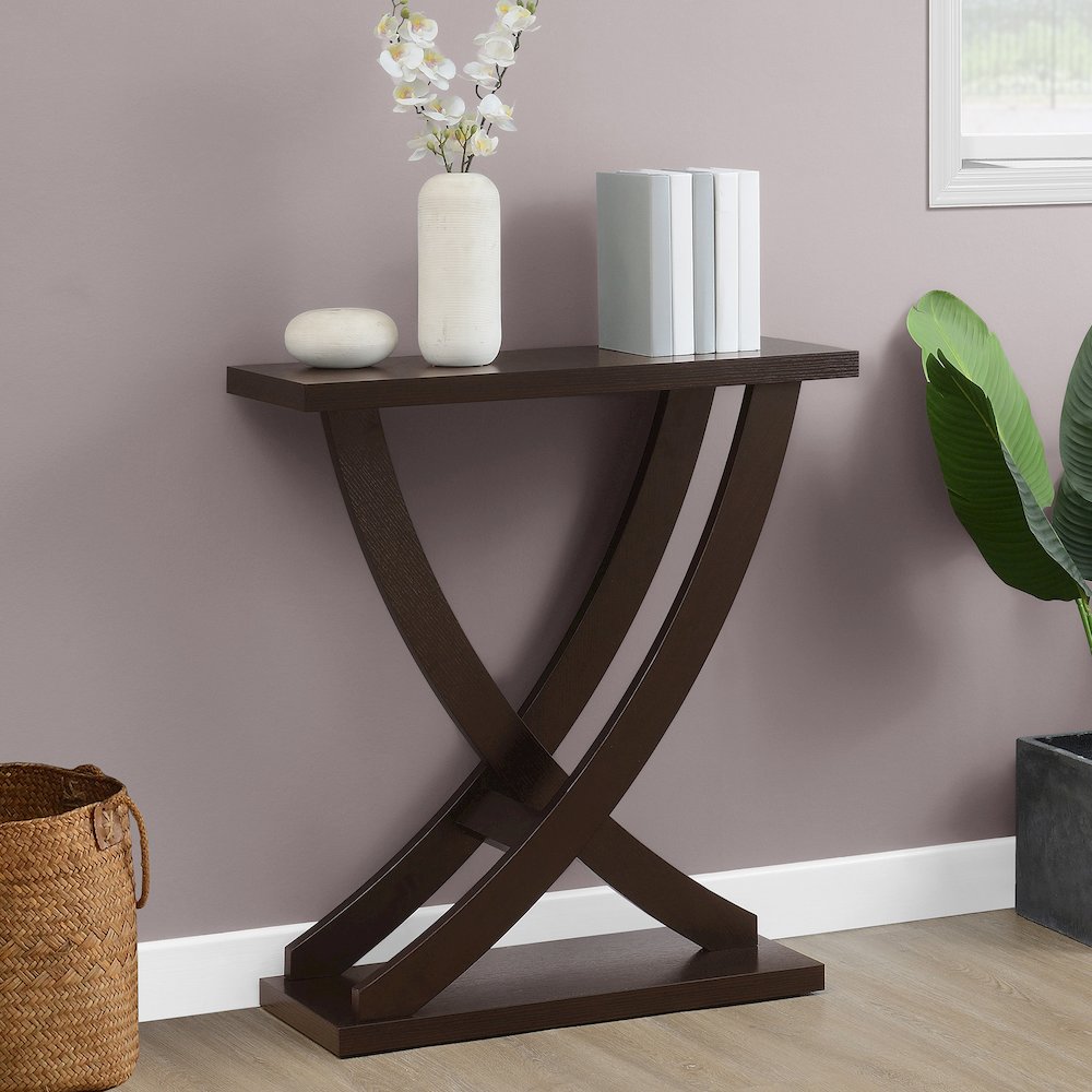 Newport Criss-Cross Console Table. Picture 2