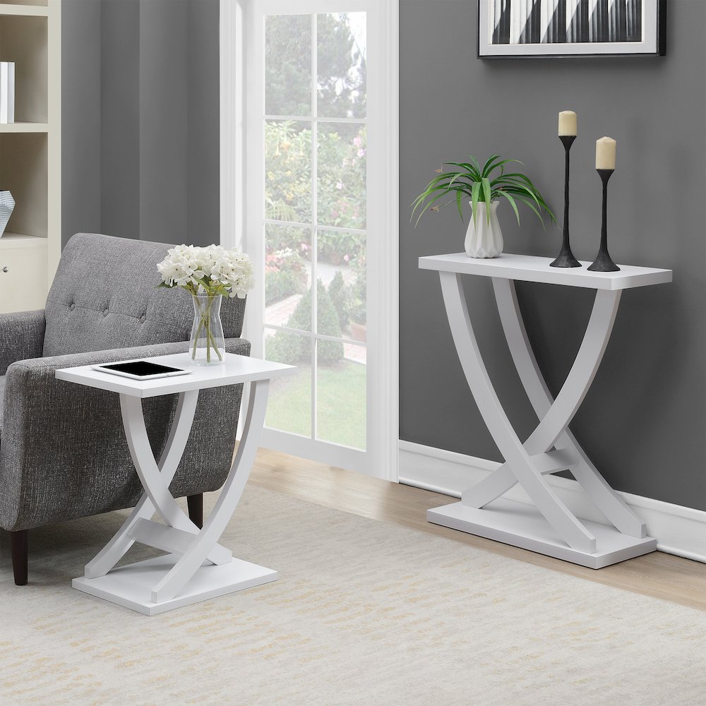 Newport Criss-Cross Console Table. Picture 5