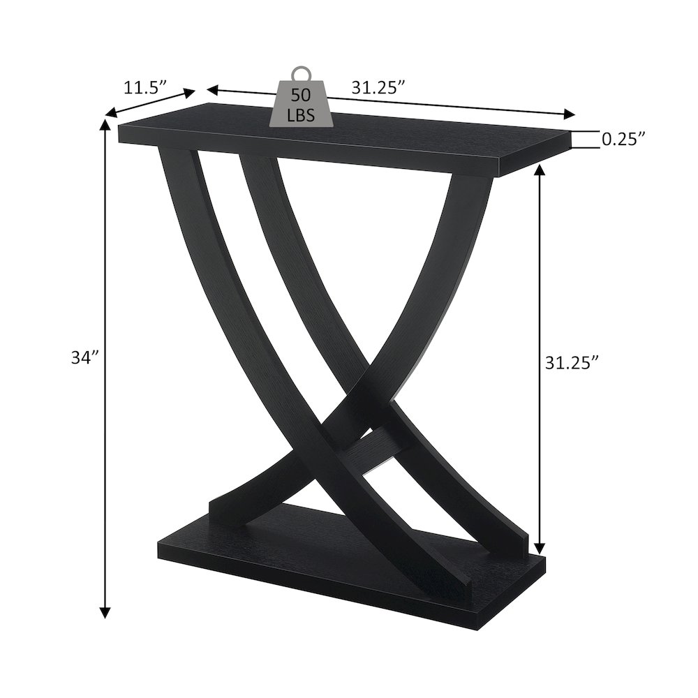 Newport Criss-Cross Console Table. Picture 6
