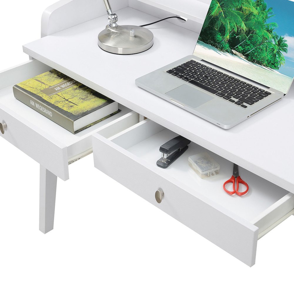 Newport Deluxe 2 Drawer Desk. Picture 6