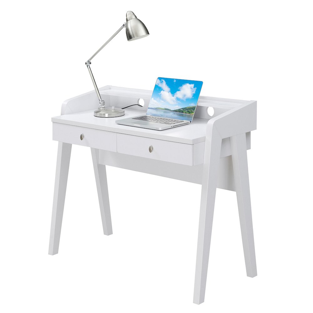 Newport Deluxe 2 Drawer Desk. Picture 3