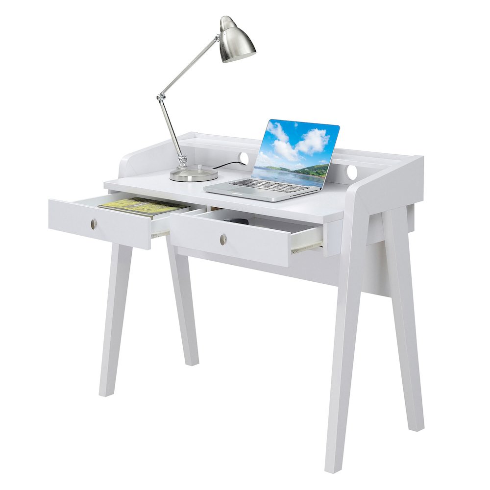 Newport Deluxe 2 Drawer Desk. Picture 4
