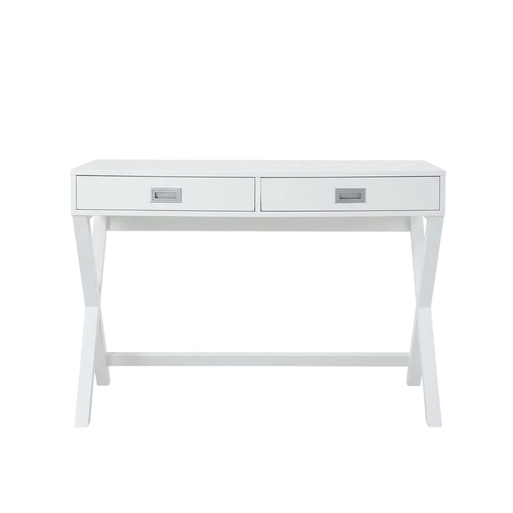 Durable Rubberwood Office Desk With Non-Lead Base Paint Finish. Picture 4