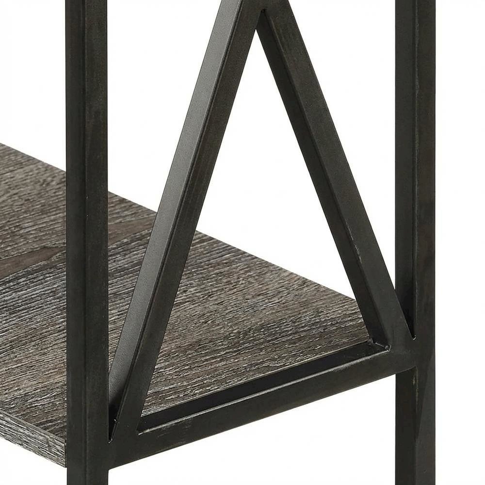 Glass Finish Flip Top Table with Compact Design for Living Room Use. Picture 6