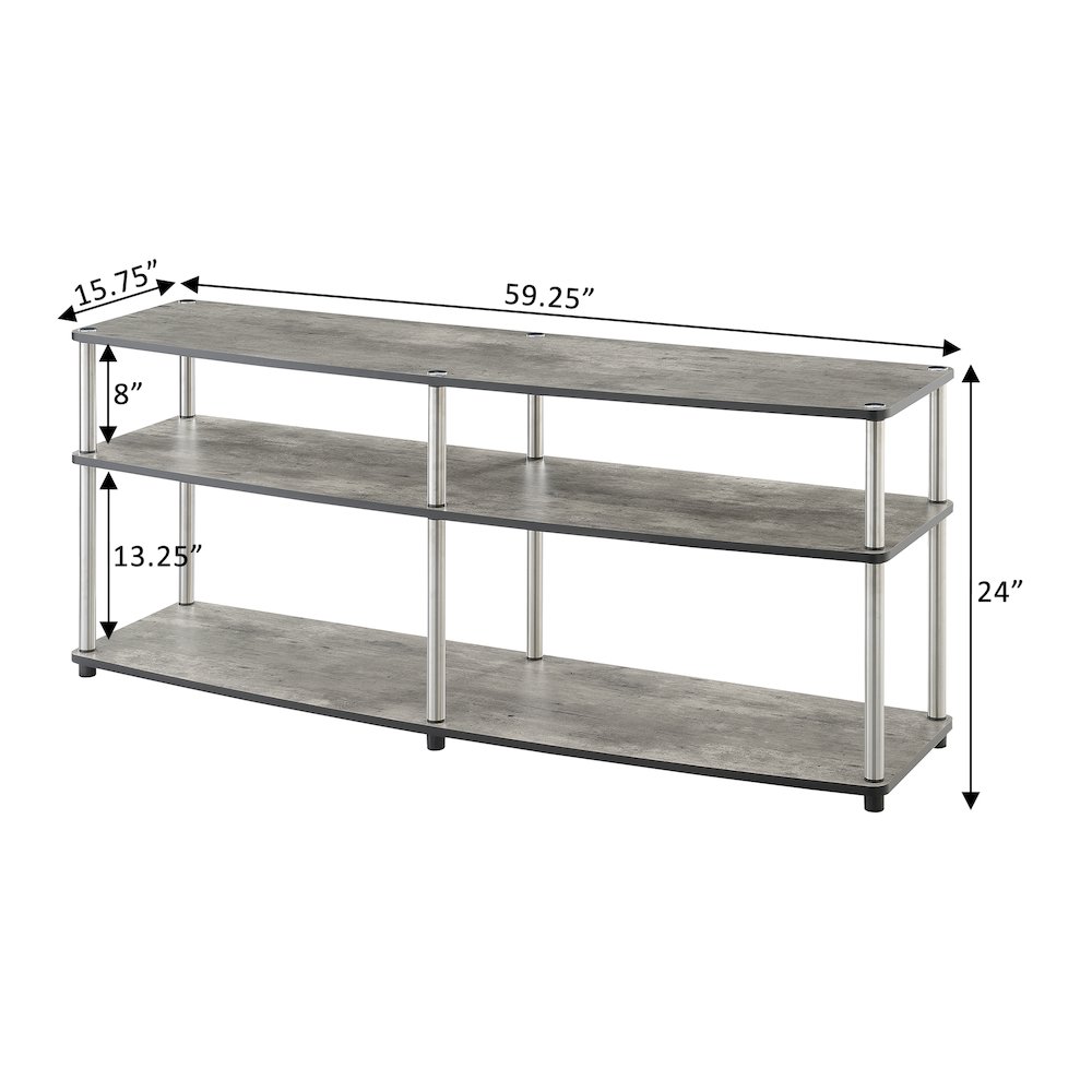 Designs2Go 3 Tier 60" TV Stand. Picture 4