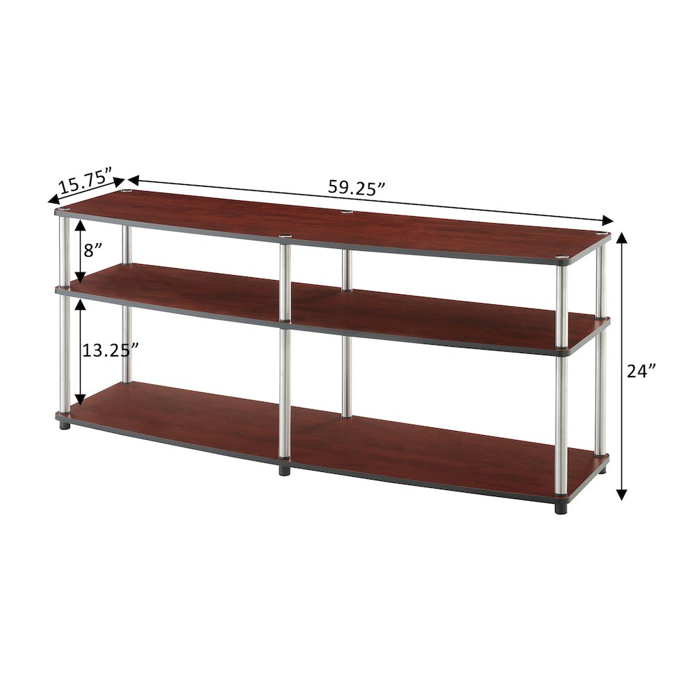Designs2Go 3 Tier 60" TV Stand. Picture 4