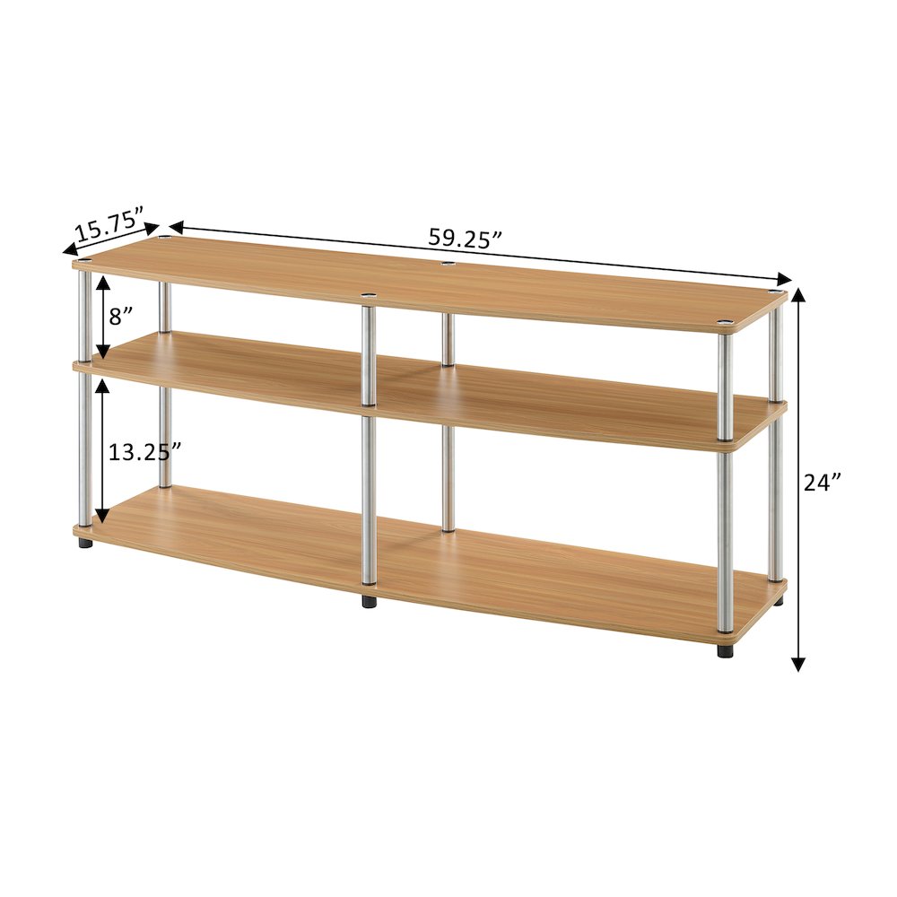 Designs2Go 3 Tier 60" TV Stand. Picture 4