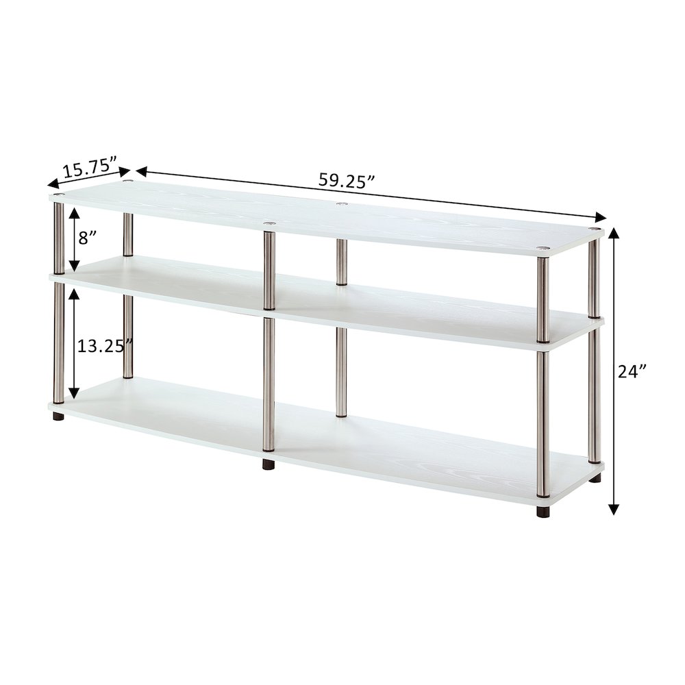 Designs2Go 3 Tier 60" TV Stand. Picture 4