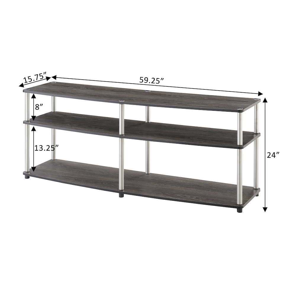Designs2Go 3 Tier 60" TV Stand. Picture 4