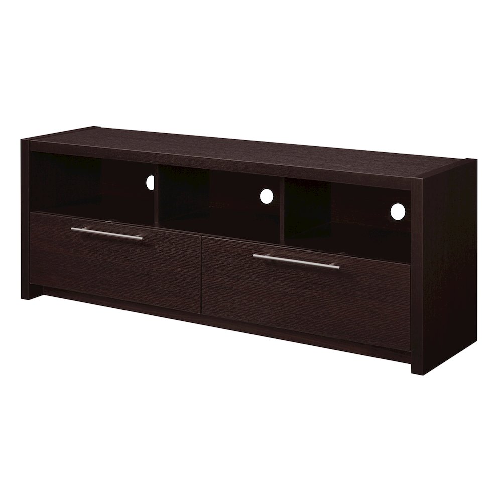 Newport Marbella TV Stand with Cabinets and Shelves for TVs up to 65 Inches. Picture 1