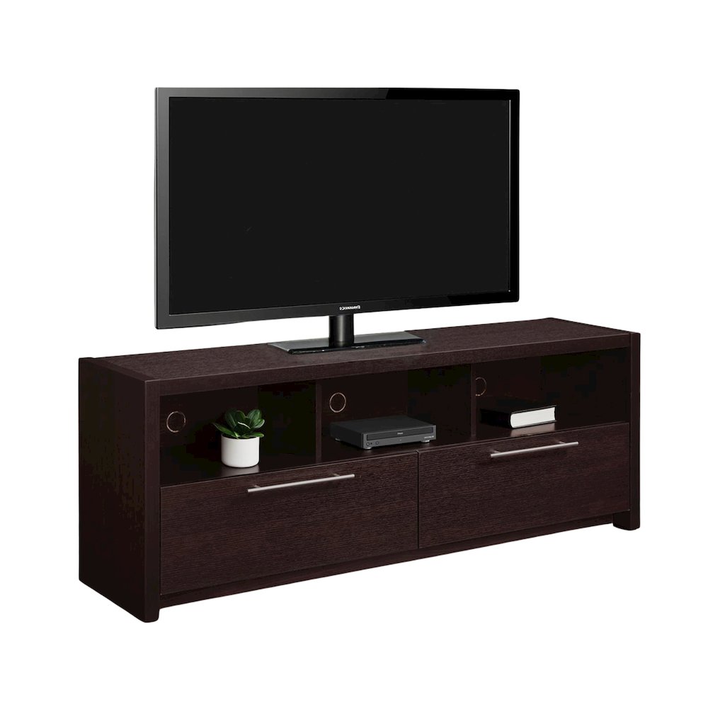 Newport Marbella TV Stand with Cabinets and Shelves for TVs up to 65 Inches. Picture 3