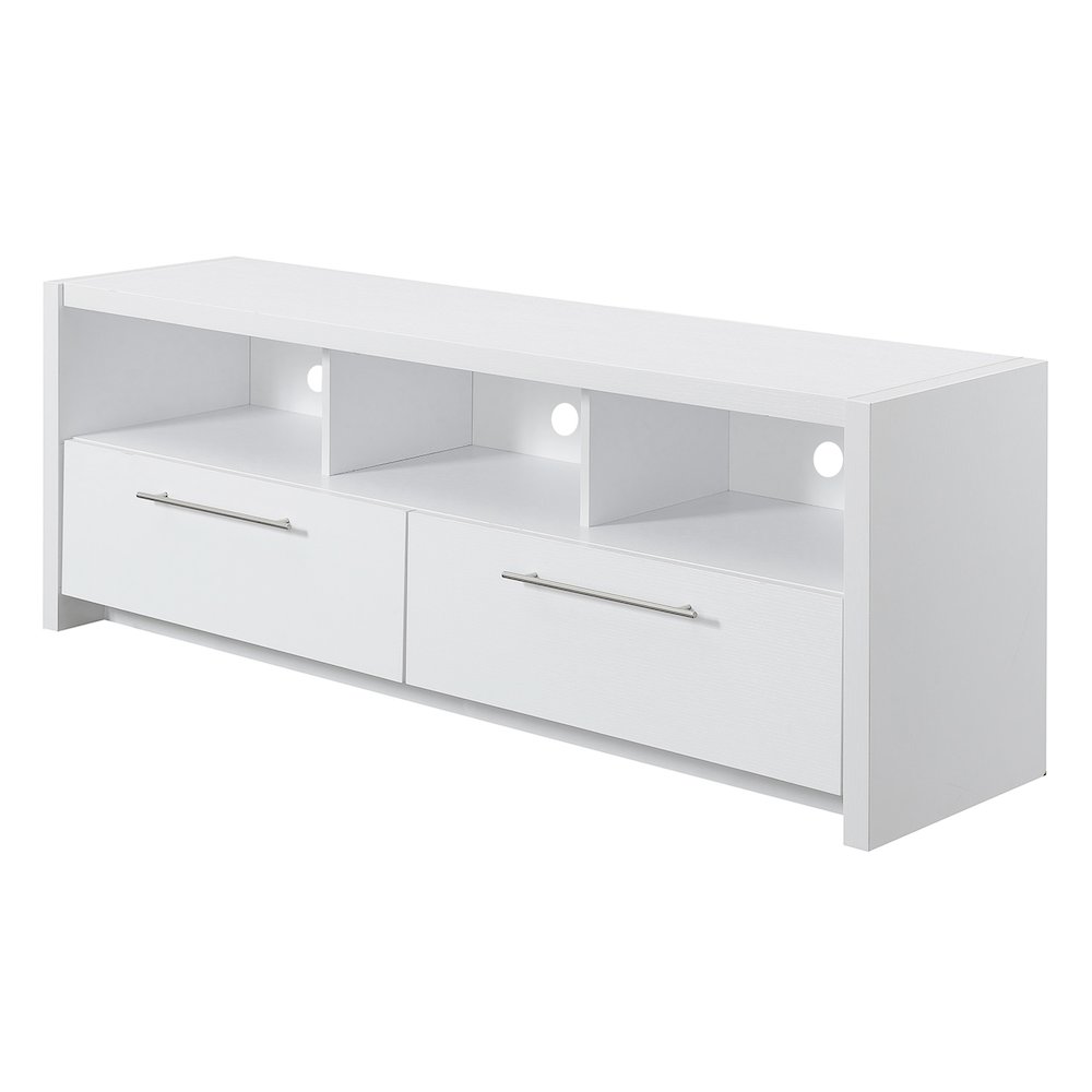 Newport Marbella TV Stand with Cabinets and Shelves for TVs up to 65 Inches. Picture 1