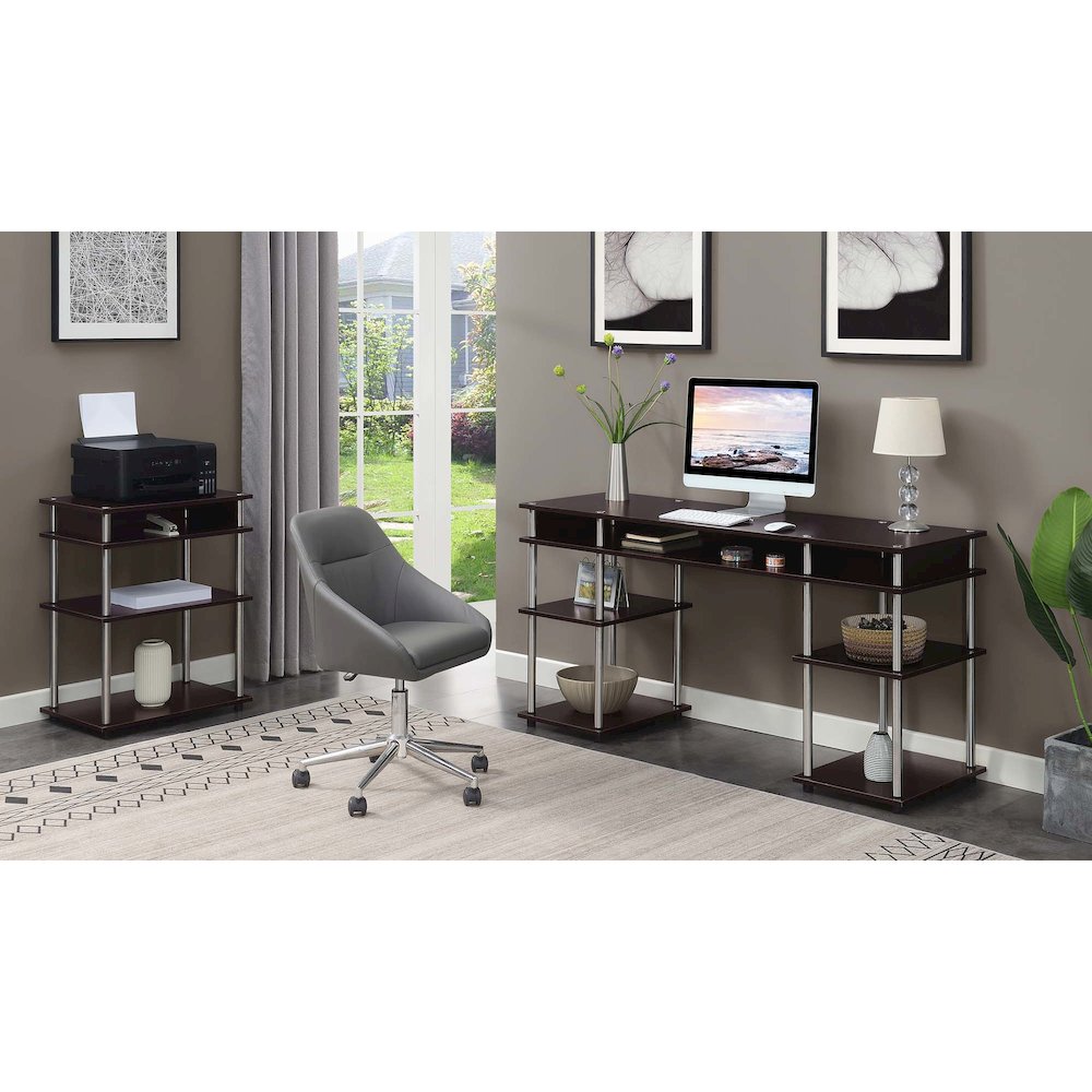 Designs2Go No Tools Printer Stand with Shelves. Picture 4