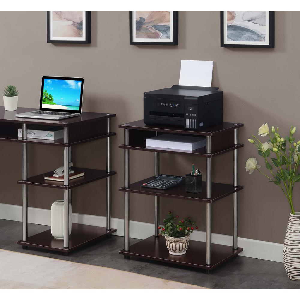 Designs2Go No Tools Printer Stand with Shelves. Picture 1