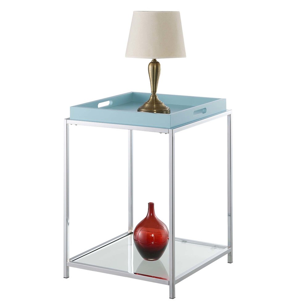 Palm Beach End Table, Sea Foam. Picture 3