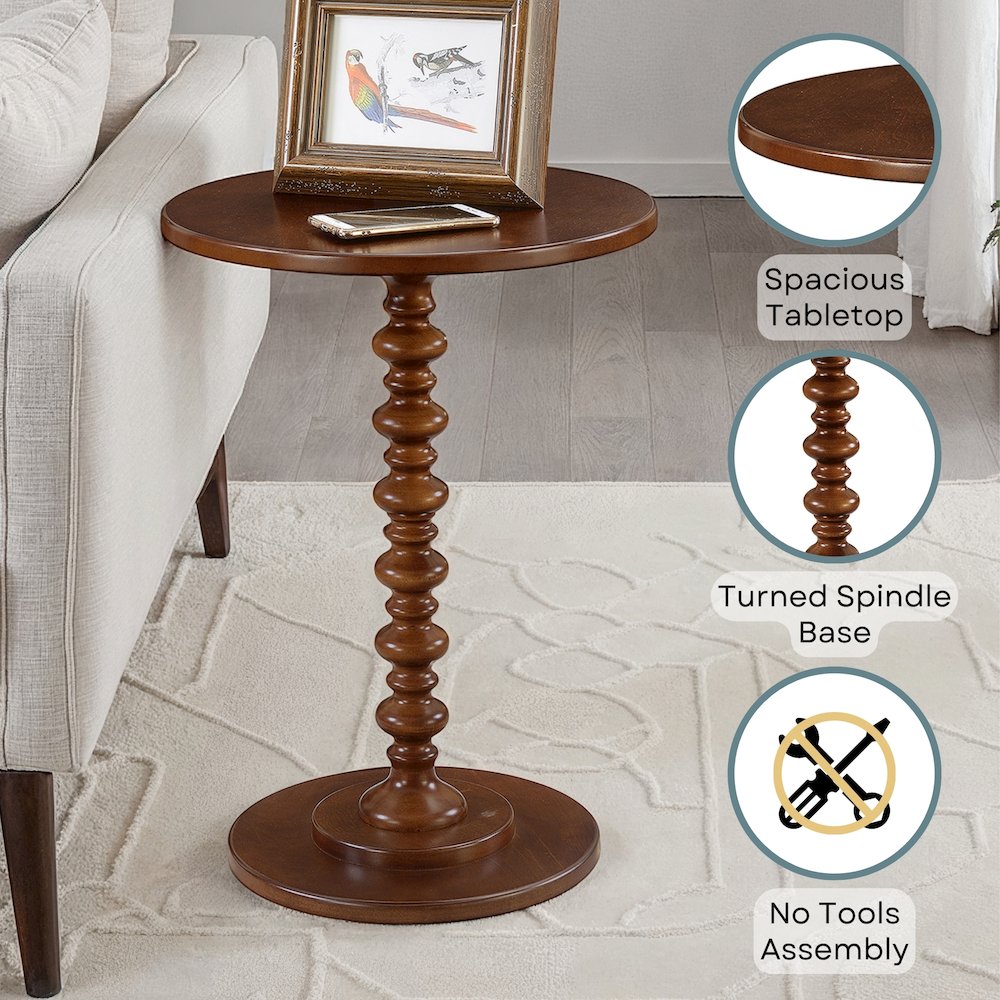Palm Beach Spindle Table. Picture 4