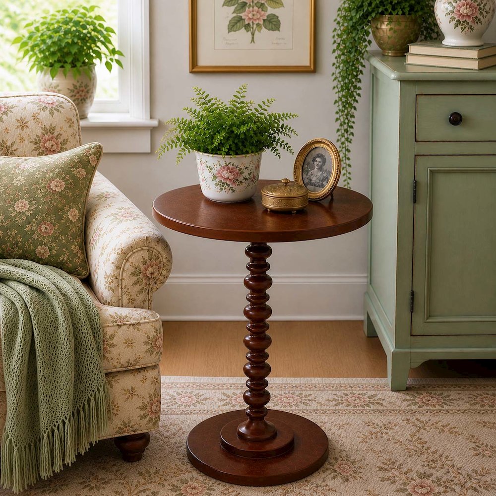 Palm Beach Spindle Table. Picture 2