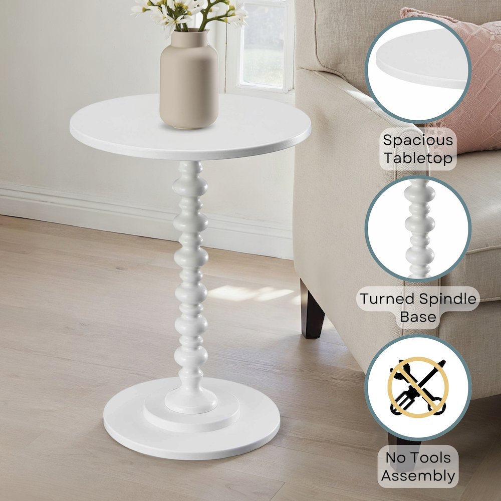 Palm Beach Spindle Table. Picture 4