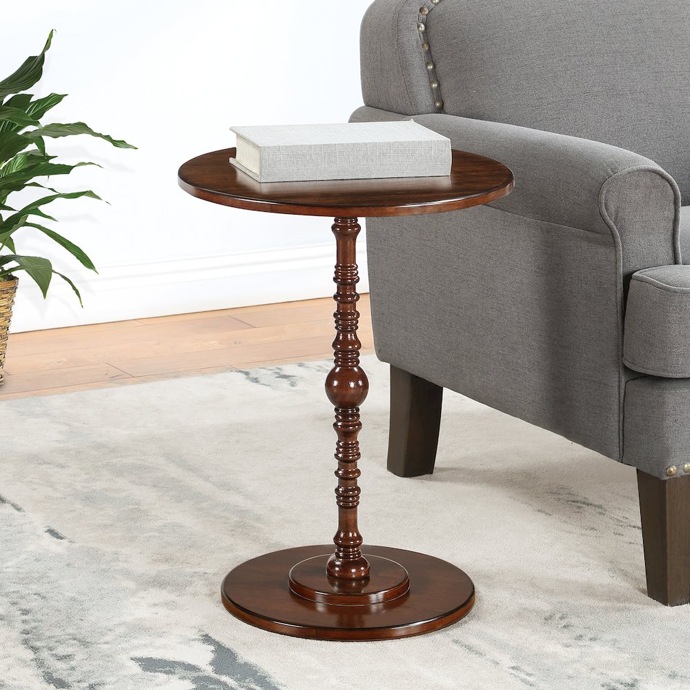 Classic Accents Sanibel Beach Spindle Table. Picture 2
