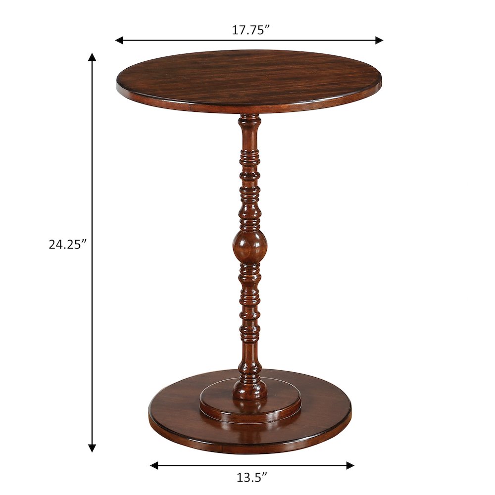 Classic Accents Sanibel Beach Spindle Table. Picture 6