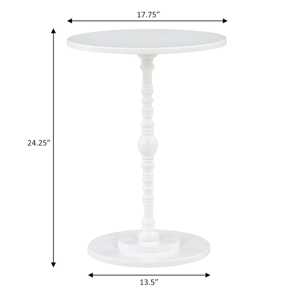 Classic Accents Sanibel Beach Spindle Table. Picture 6