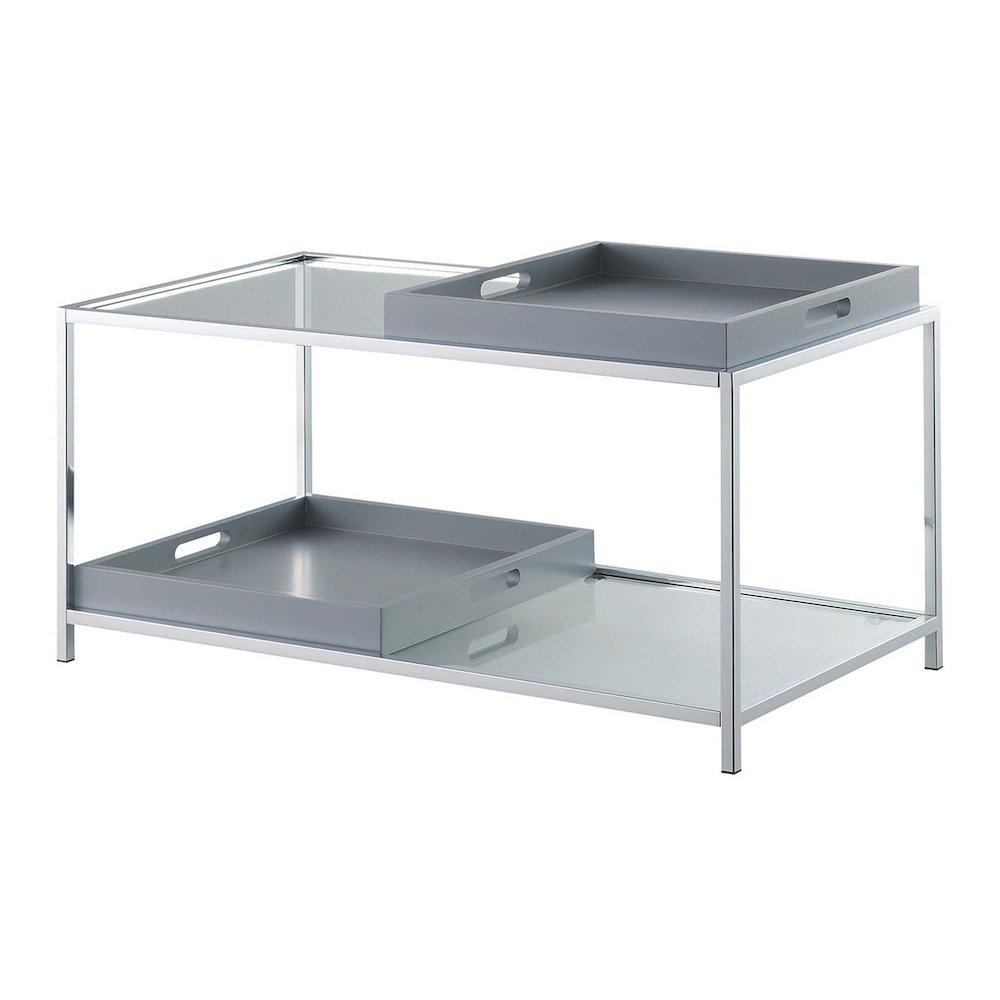 Palm Beach Coffee Table, Gray. Picture 7